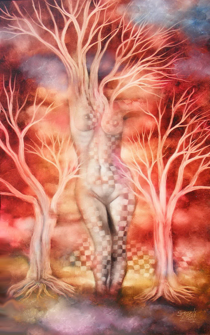 218 Forest fairy 40x60cm